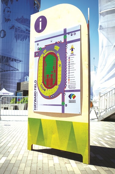 An image of directional signage.